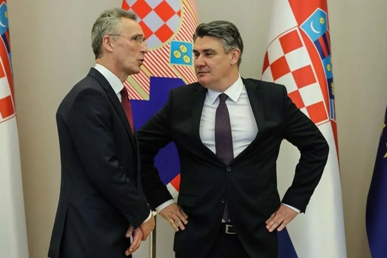 Jens Stoltenberg i Zoran Milanović