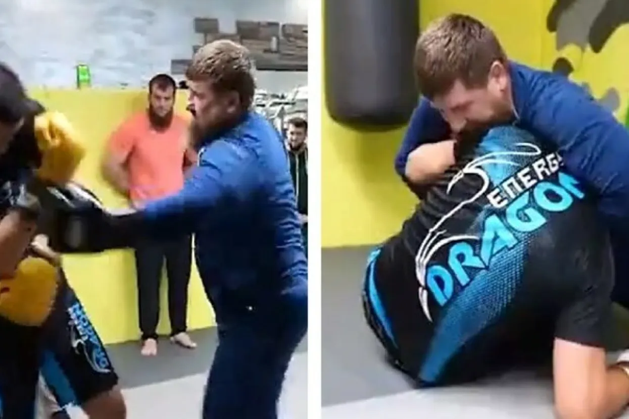 Pogledajte kako velika UFC-ova zvijezda dopušta čečenskom vođi da je tuče i guši