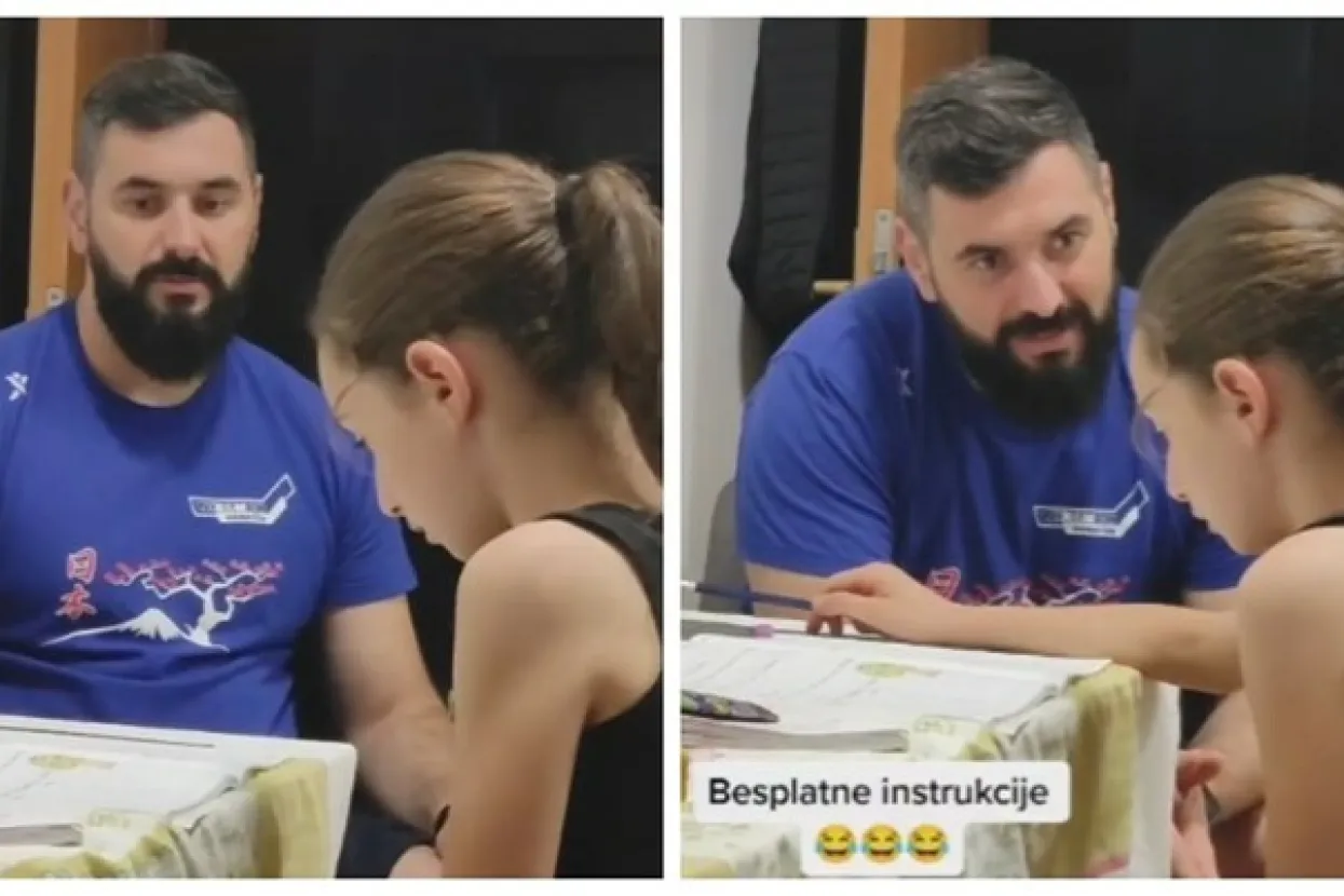 "Kako, bona, puta tri?": Snimka tate koji kćeri obja&scaron;njava matematiku postala je hit