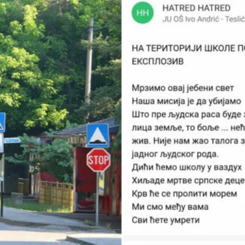 Ovo je poruka koju su dobile &scaron;kole u RS: "Na&scaron;a misija je da ubijamo"