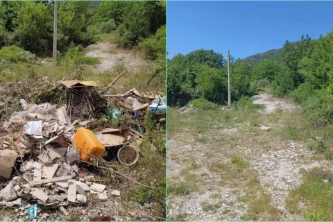 Sanirana divlja deponija otpada kod Ljubu&scaron;kog