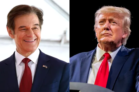 Dr. Oz i Trump