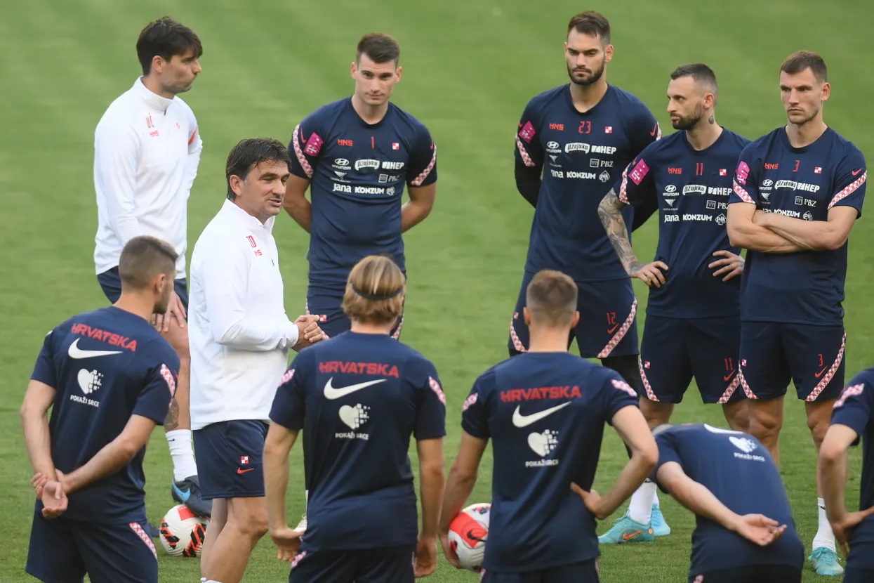 Split, 5.6.2022.-Trening Hrvatske nogometne reprezentacije.