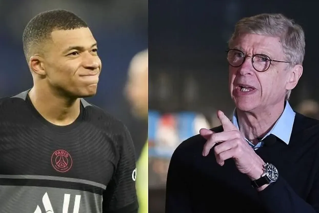 Kylian Mbappé i Arsen Wenger