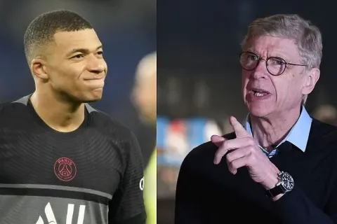 Kylian Mbappé i Arsen Wenger
