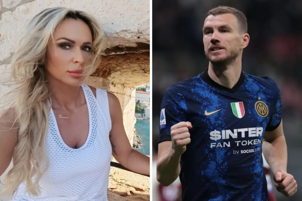 Renata Sopek i Edin Džeko