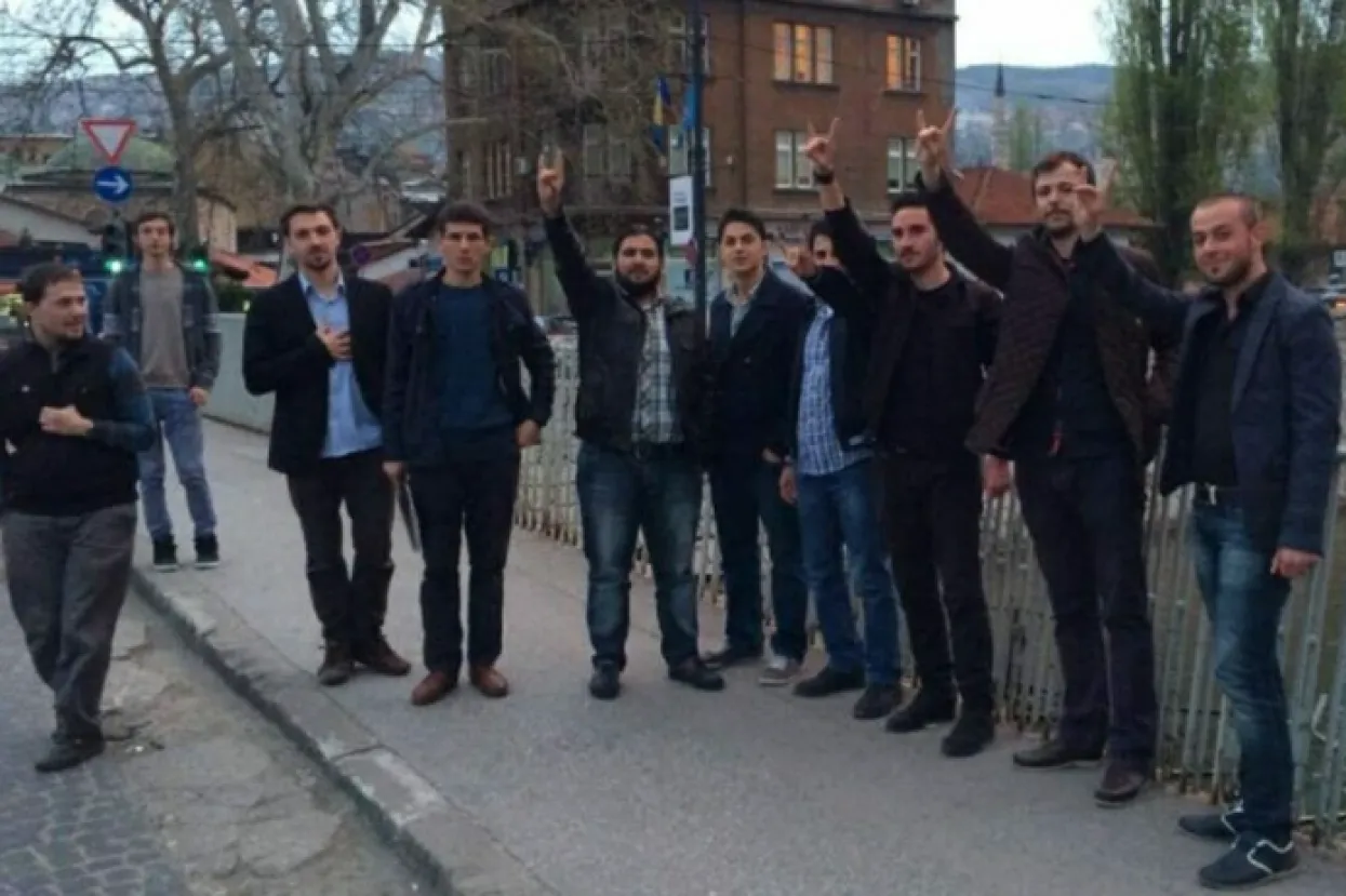 Pripadnici bh. organka &quot;Sivi vukovi&quot; u Sarajevu