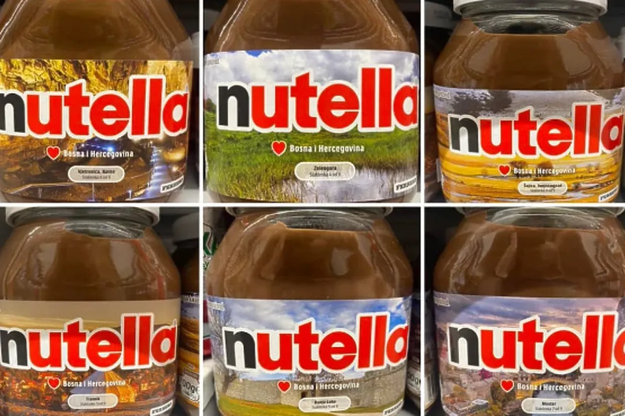 Tegle Nutelle s motivima BiH