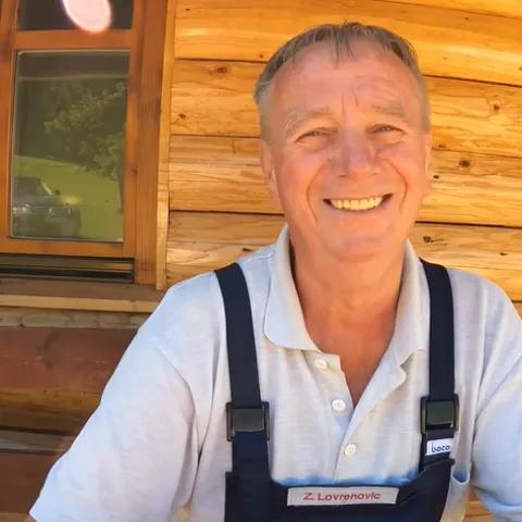 Zvonko u svojoj planinskoj kućici