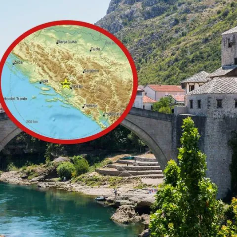 Potres s epicentrom 29 kilometara od Mostara