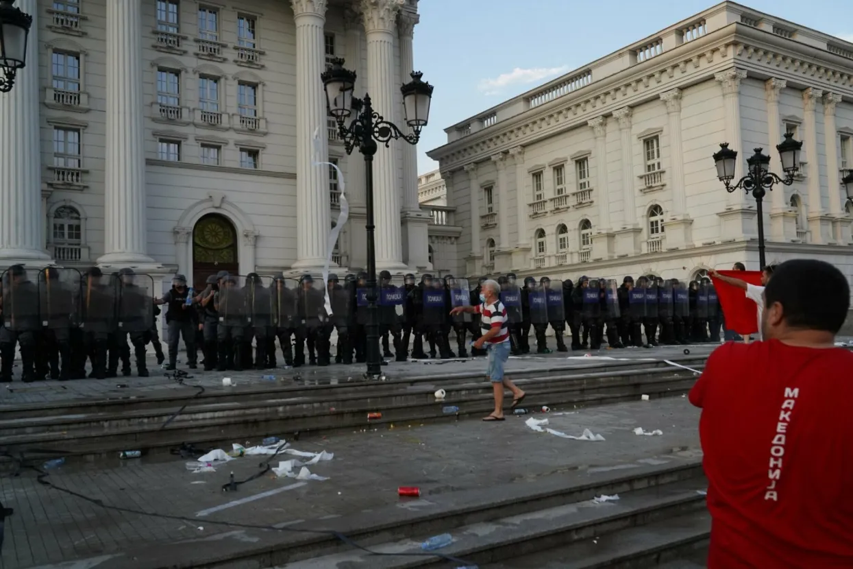 Prosvjedi u Sjevernoj Makedoniji