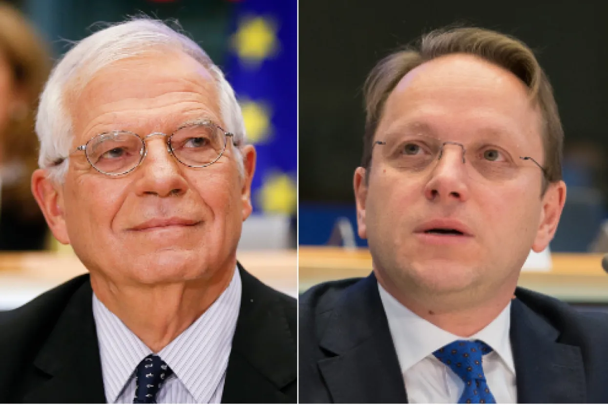 Josep Borrell i Oliver Varhelyi
