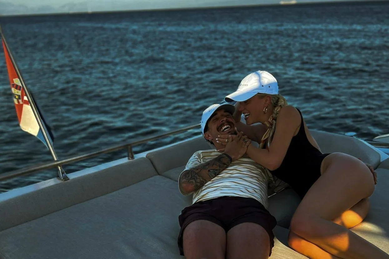 Kaja Vidmar i &Scaron;ime Vrsaljko