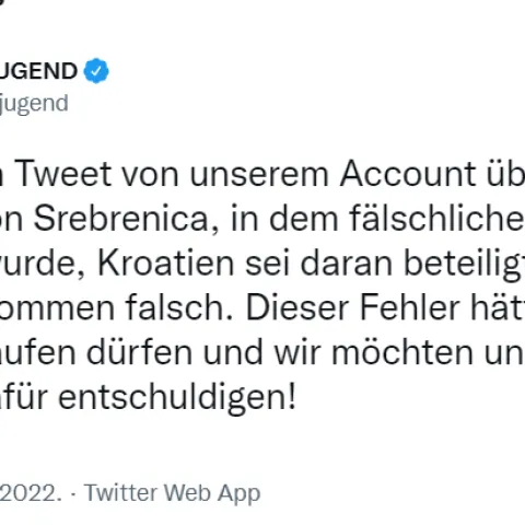 Isprika Mladeži Zelenih