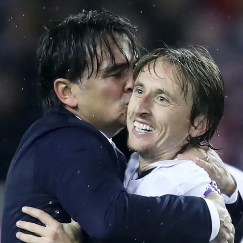 Zlatko Dalić i Luka Modrić