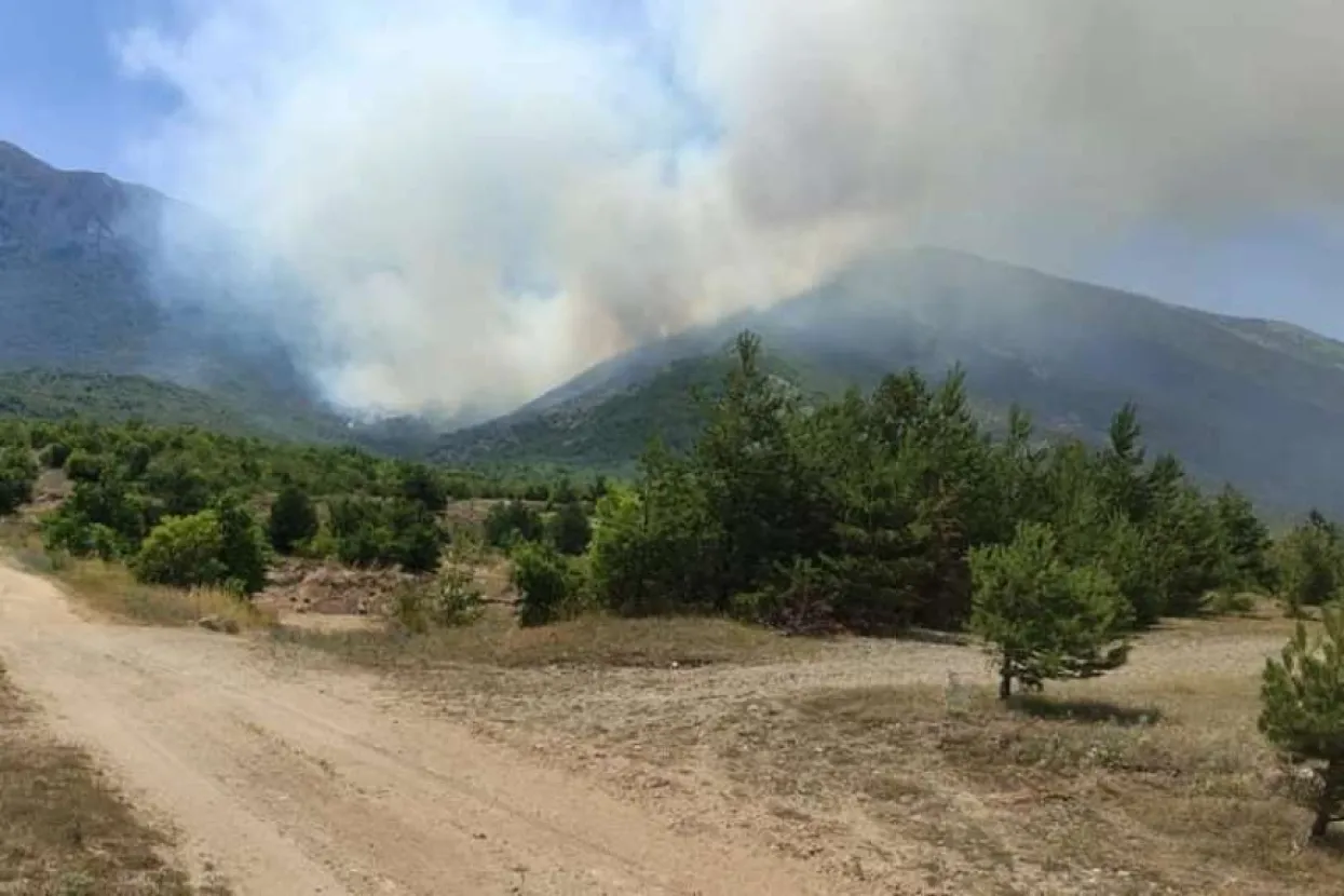 Požar na Kame&scaron;nici