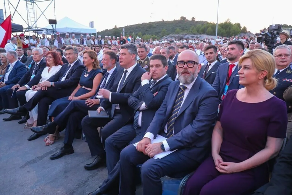 Kolina Grabar Kitarović na otvorenju Pelje&scaron;kog mosta