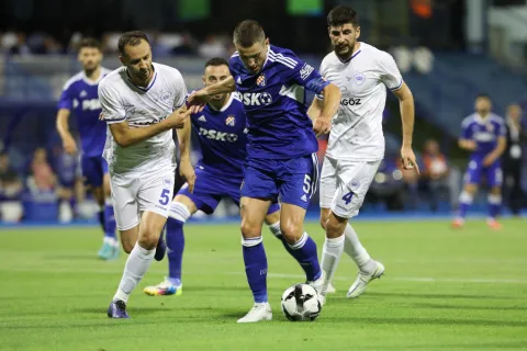Zagreb, 19.07.2022. - 2. pretkolo UEFA Chaampions League između GNK Dinamo - FC Shkupi. Na fotografiji Arijan Ademi.
foto HINA/ Admir BULJUBA&Scaron;IĆ/ abu