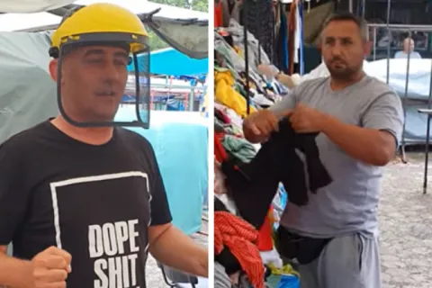 Robot na tržnici u Tuzli