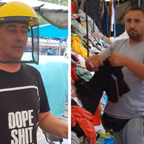 Robot na tržnici u Tuzli