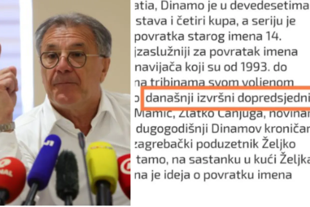 Mamić i dalje nosi titulu dopredsjednika Dinama