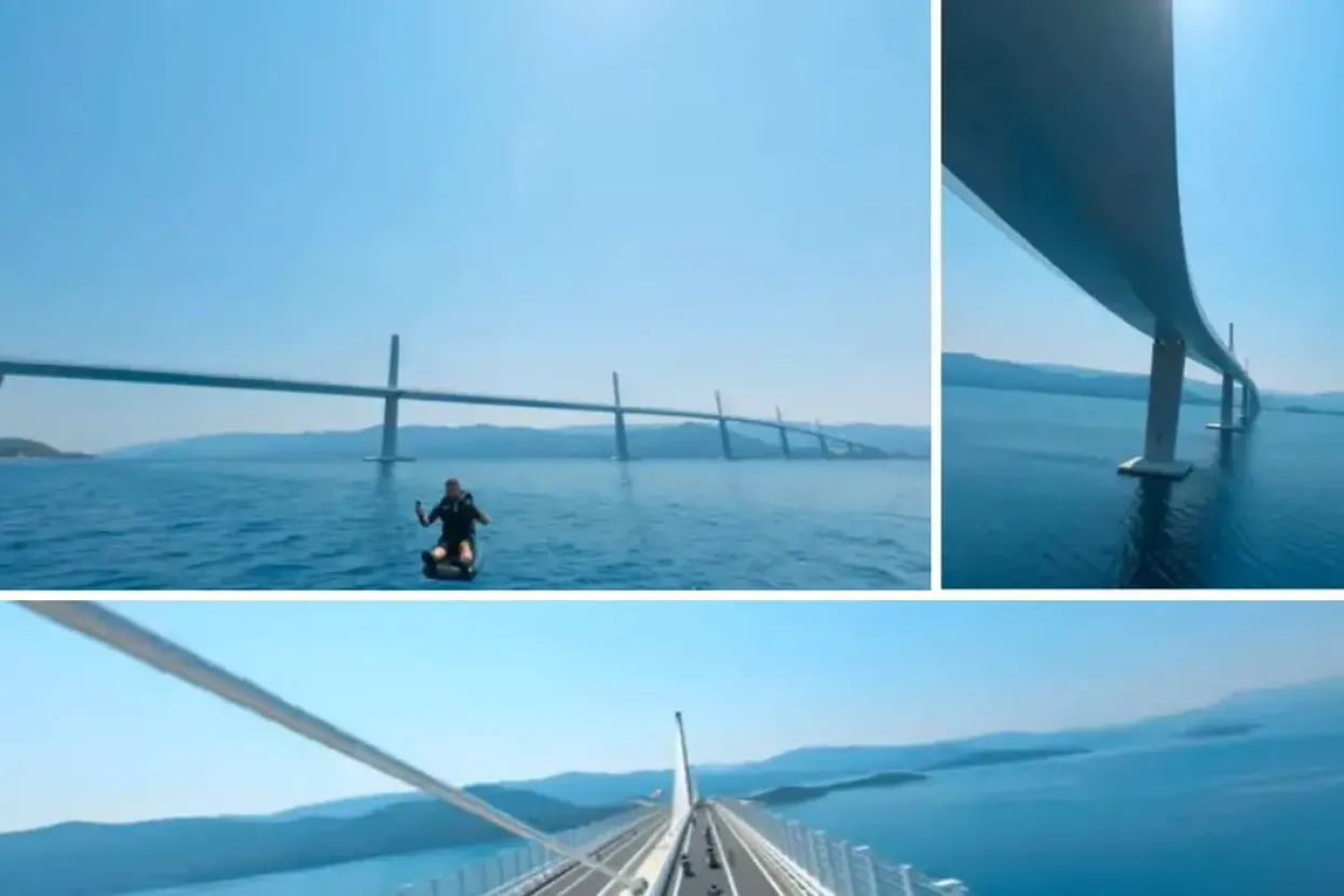 Pelje&scaron;ki most kakvog jo&scaron; niste vidjeli: Mostarci napravili spektakularnu snimku