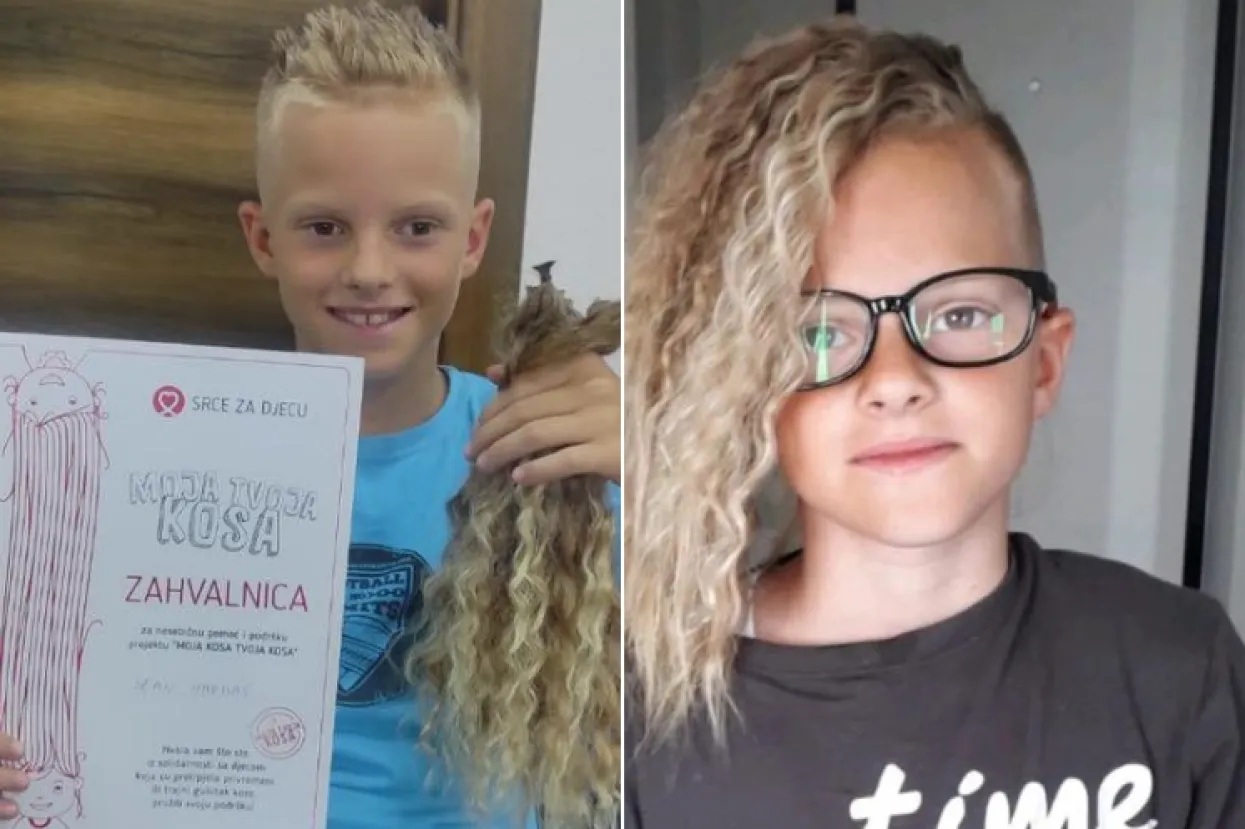 Sean (!1) pu&scaron;tao kosu kako bi je mogao donirati