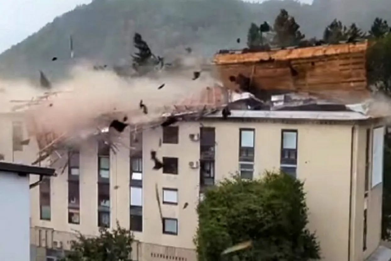 Jako nevrijeme zahvatilo Sloveniju