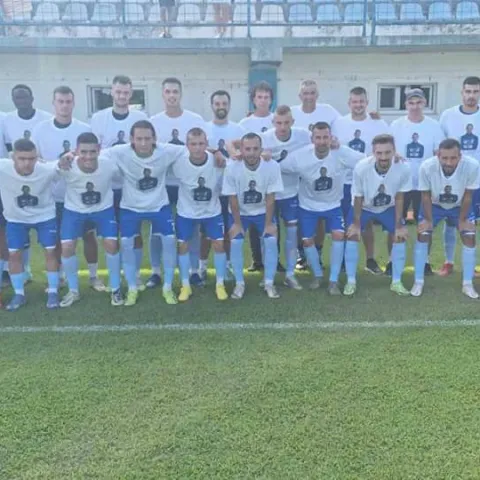 Hercegovački klub izašao na teren u majicama s likom Lane Pudar