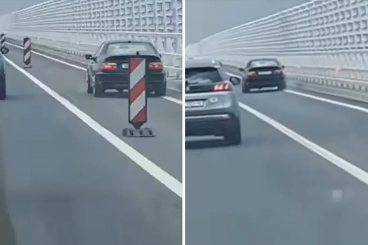 Pretjecanje na Pelje&scaron;kom mostu