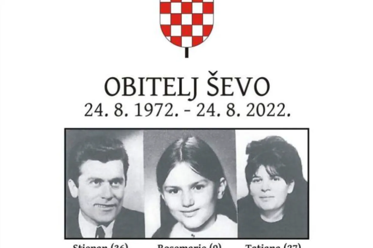 50. godišnjica udbaške likvidacije obitelji Ševo