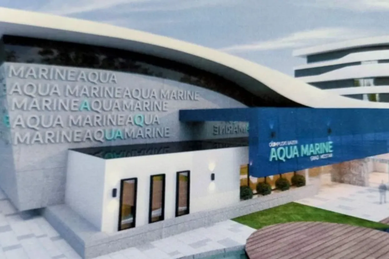 Objavljena ilustracija bazena koji bi trebao biti izgrađen u Mostaru