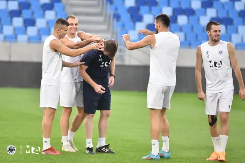 Igrači Zrinjskog na treningu