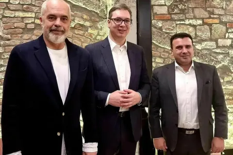 Rama, Vučić i Zaev