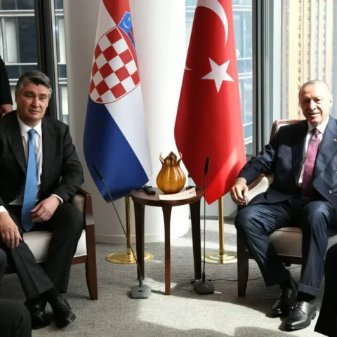 Zoran Milanović i Recep Tayyip Erdogan