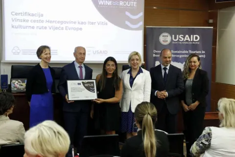 Vinska cesta Hercegovine primljena u kulturnu rutu Vijeća Europe &#39;Iter Vitis&#39;