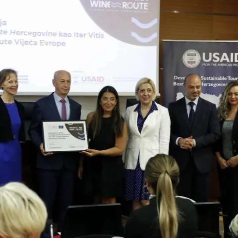 Vinska cesta Hercegovine primljena u kulturnu rutu Vijeća Europe &#39;Iter Vitis&#39;