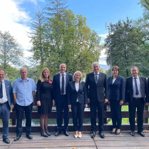 Čović i Kri&scaron;to u Bihaću