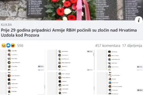 Reakcije čitatelja Klixa na godišnjicu pokolja u Uzdolu