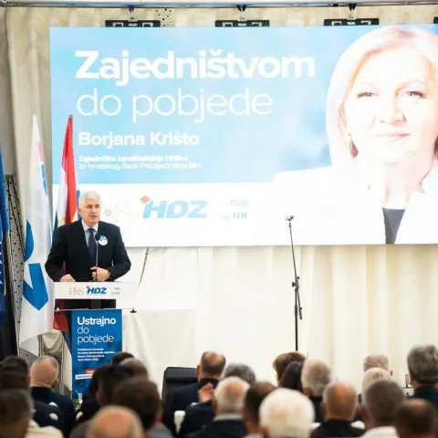 Dragan Čović u Tomislavgradu