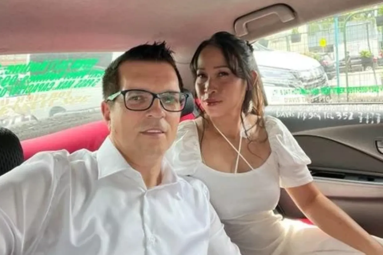 Branimir Bunjac i njegova novopečena supruga