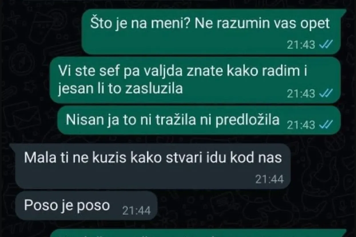 &Scaron;ef uznemiravao zaposlenicu, ona ga prijavila