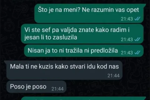 &Scaron;ef uznemiravao zaposlenicu, ona ga prijavila