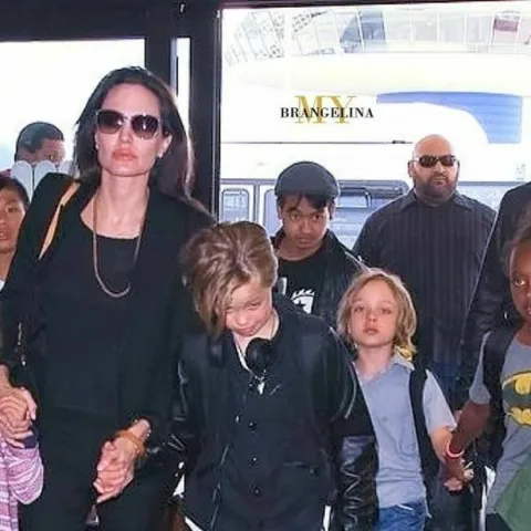 Angelina Jolie i Brad Pitt s obitelji