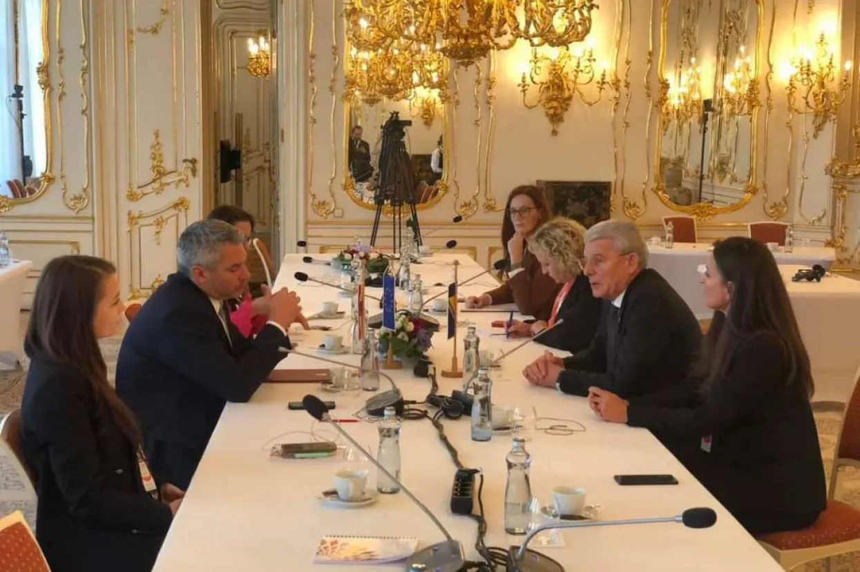 Džaferović sa austrijskim i irskim premijerom