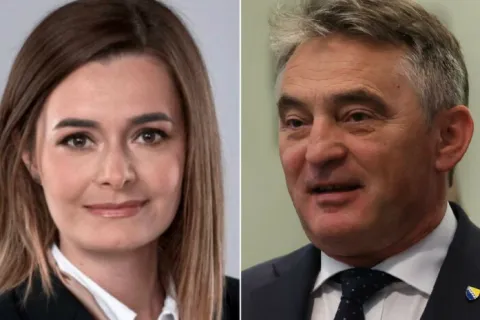 Edita Velić i Željko Kom&scaron;ić