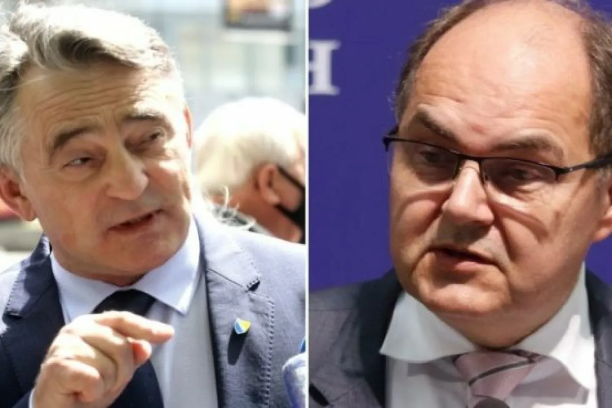 Željko Kom&scaron;ić i Christian Schmidt