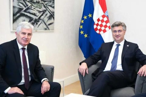 Čović se sastao s Plenkovićem: 'Potez visokog predstavnika doprinosi stabilnosti i boljitku BiH te predstavlja prvi korak u daljnjoj izbornoj reformi'