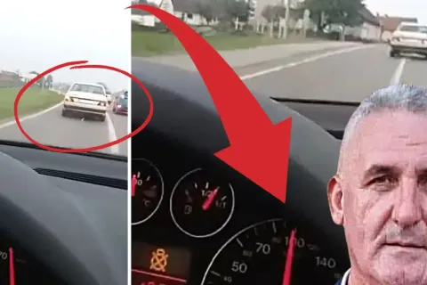 Policijski šef jurio kroz naselje i pretjecao preko pune crte