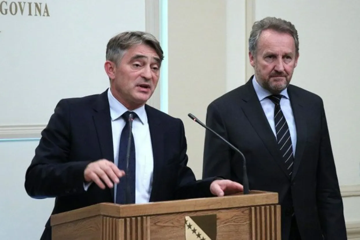 Željko Kom&scaron;ić i Bakir Izetbegović